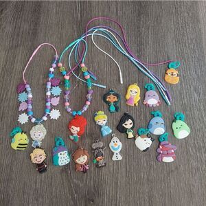Disney, Squishmallows DIY Necklace Activity Set with Charms & Beads
